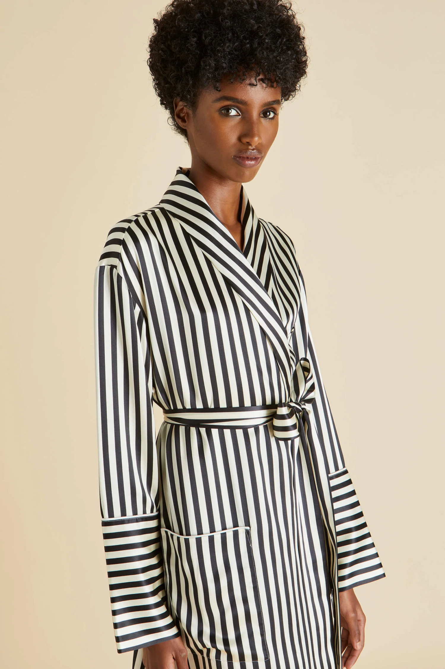 Capability Nika Silk Satin Robe - Image 3