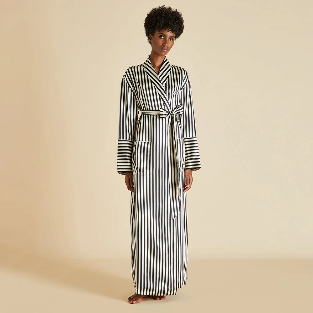 Capability Nika Silk Satin Robe - Image 2