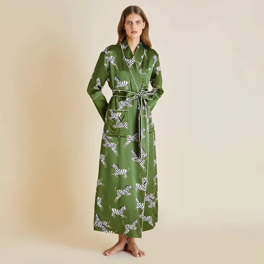 Capability Zeno Silk Satin Robe - Image 2
