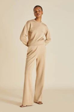 Carmel Shanghai Silk-Cashmere Tracksuit