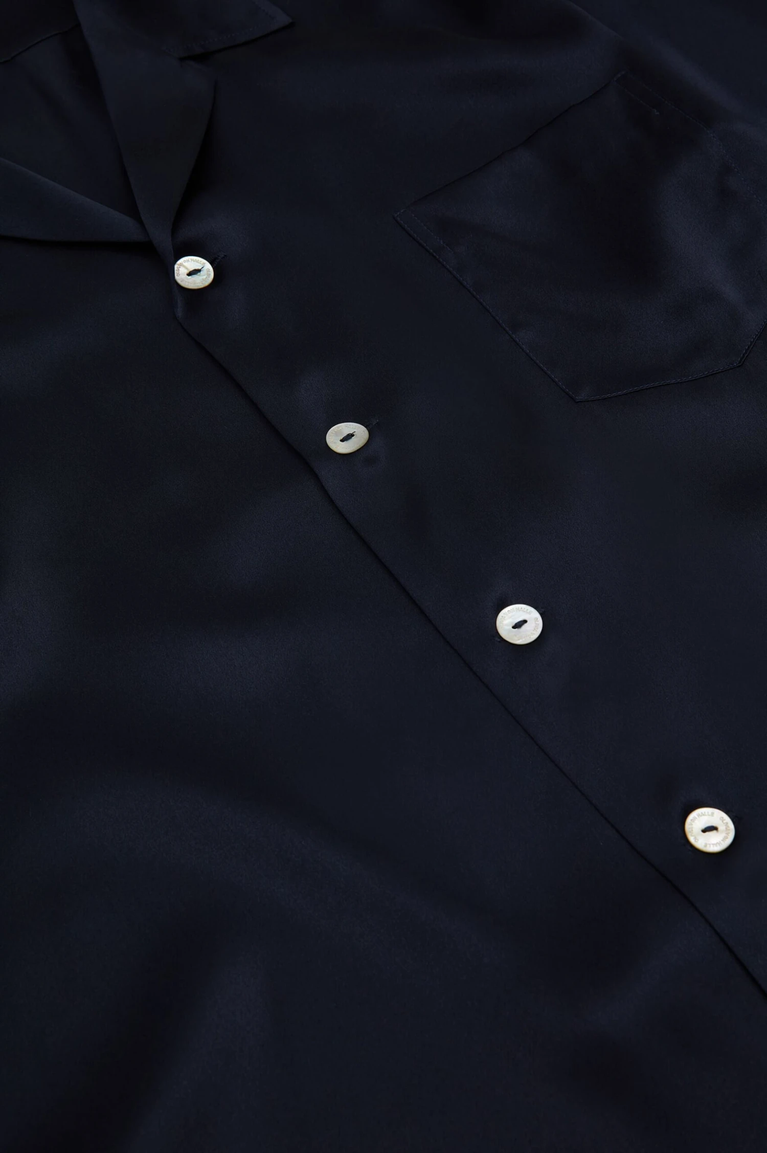 Casablanca Navy Silk Pajama Set - Image 8