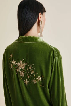 Coco Capella Silk Velvet Pajama Set