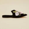 Contessa Aquila Velvet Slippers