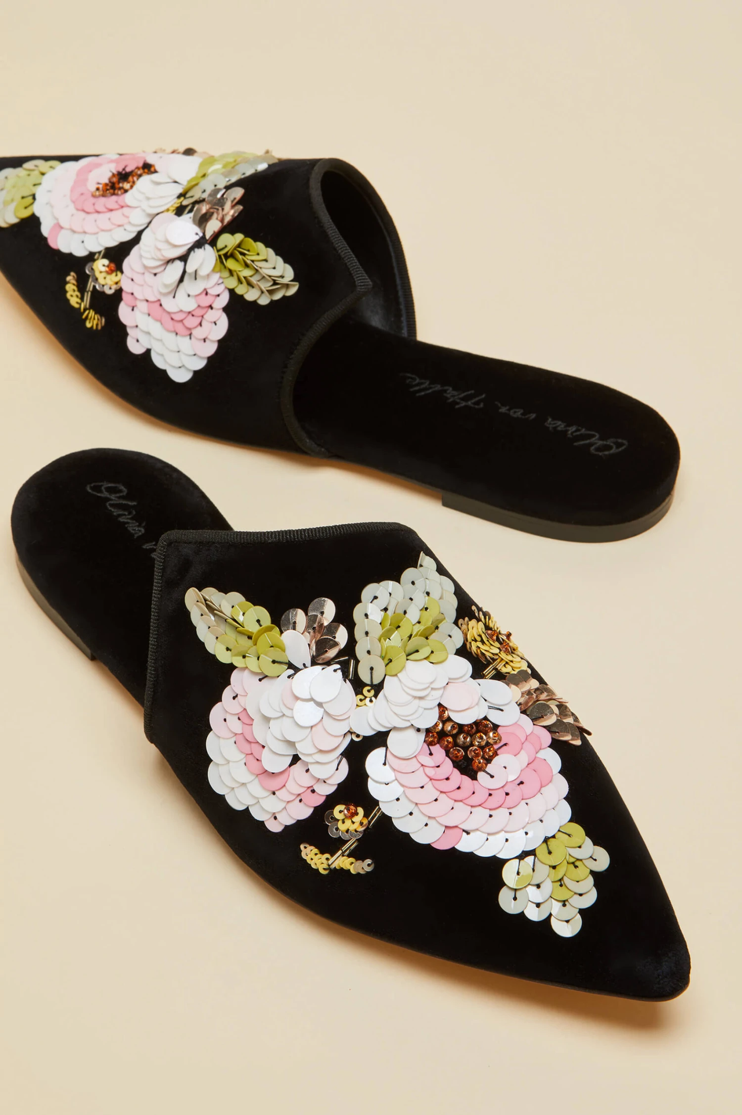 Contessa Aquila Velvet Slippers - Image 3