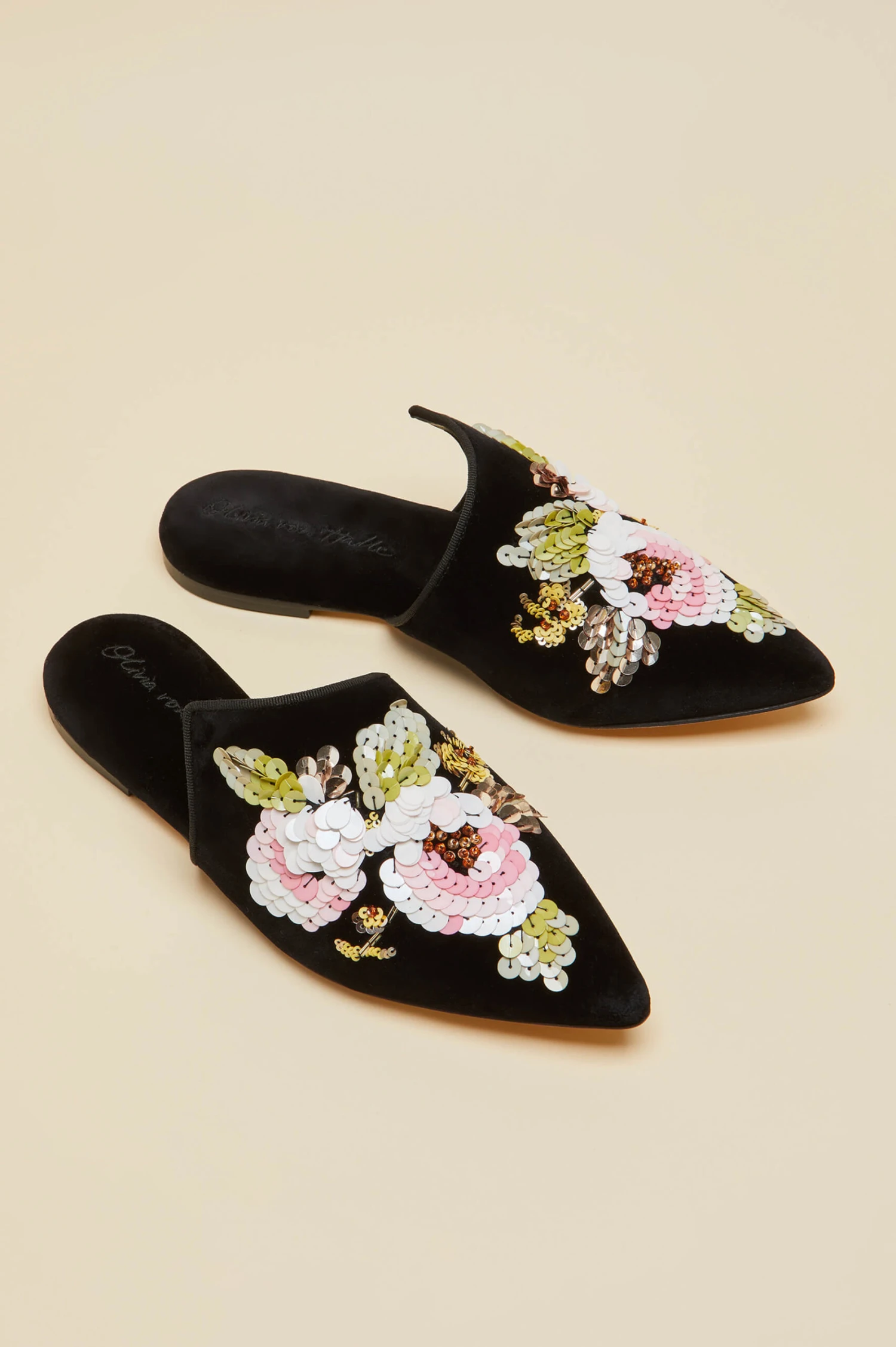 Contessa Aquila Velvet Slippers - Image 4
