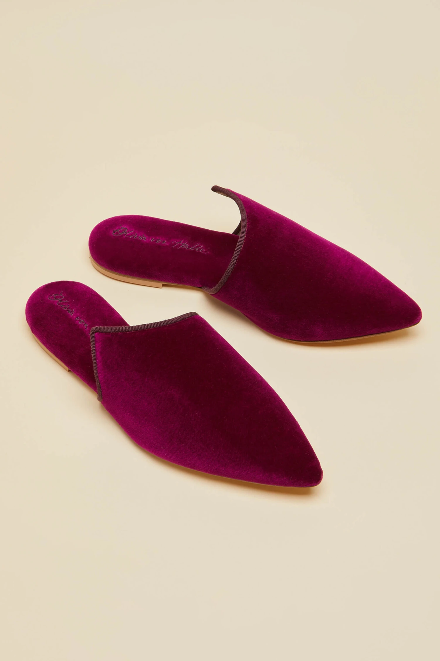 Contessa Pasha Velvet Slippers - Image 4