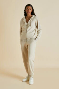Della Kasbah Silk-Cashmere Tracksuit