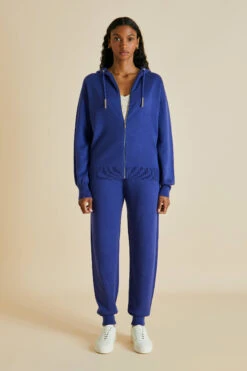 Della Tulum Silk-Cashmere Tracksuit