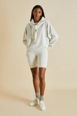 Didi Alaska Silk-Cashmere Short Tracksuit