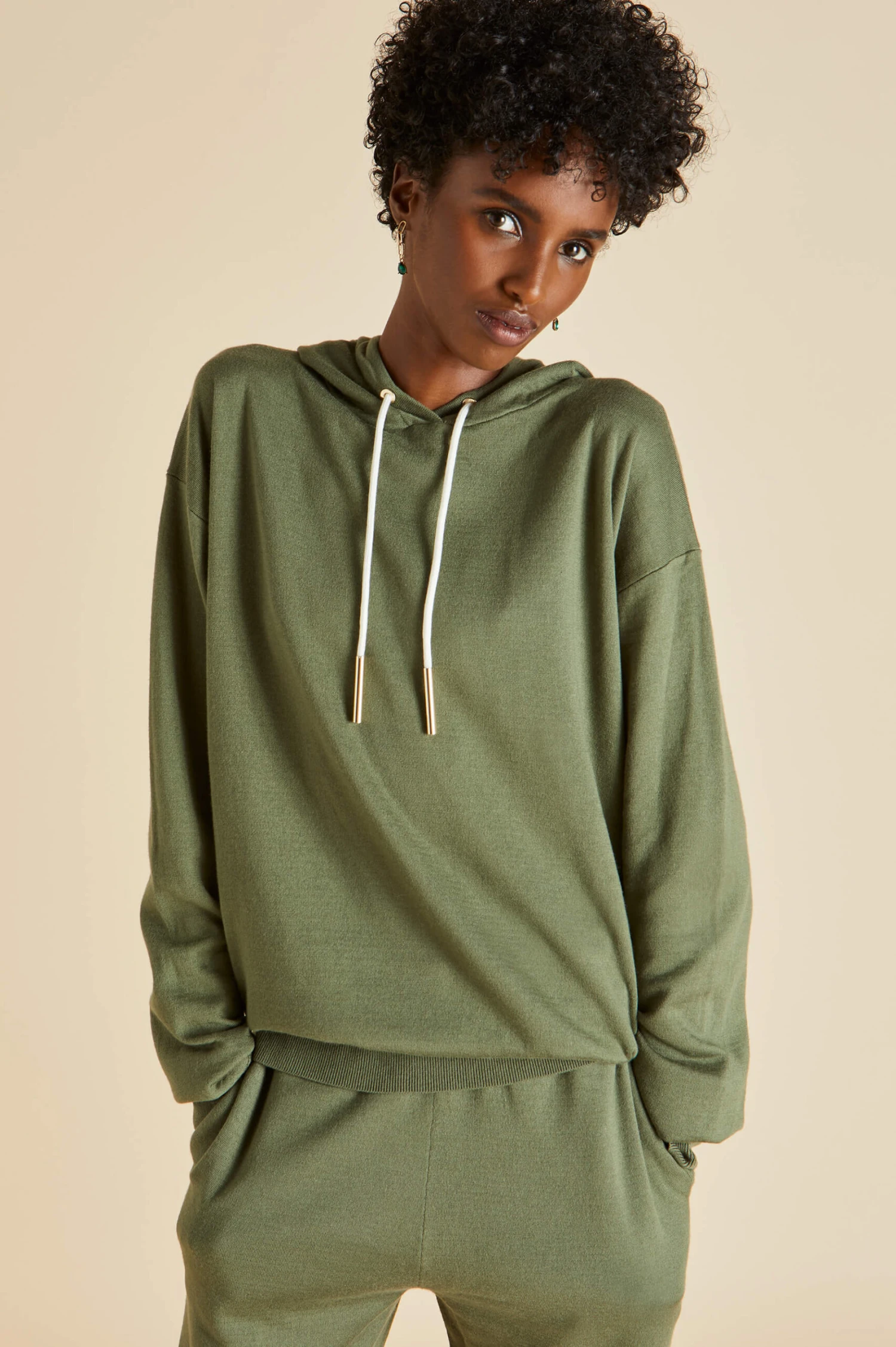 Gia Milan Silk-Cashmere Tracksuit - Image 3
