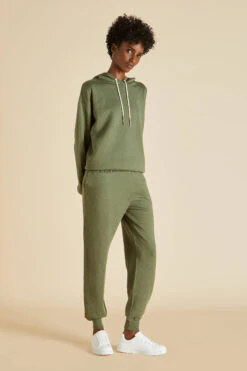 Gia Milan Silk-Cashmere Tracksuit