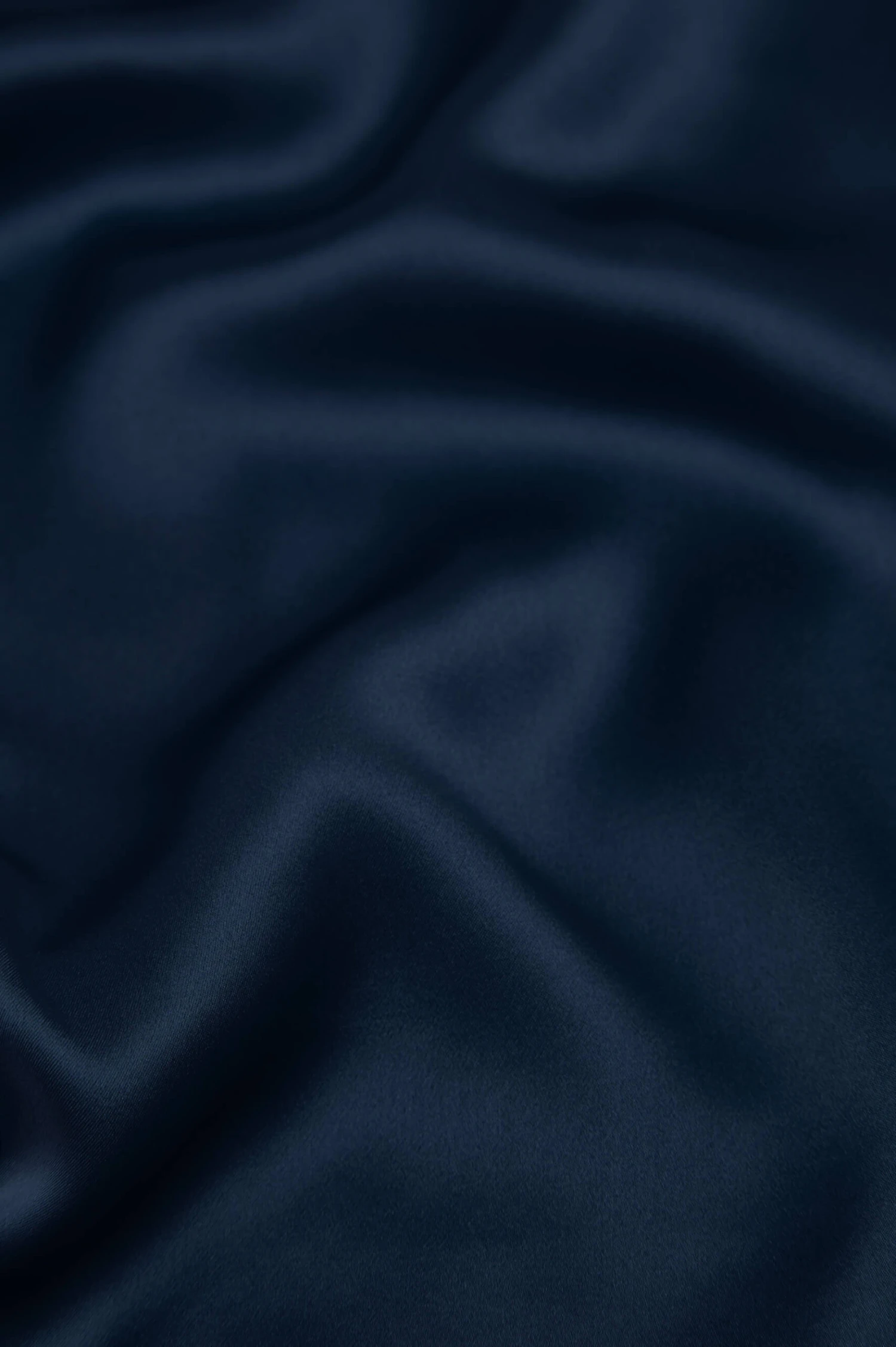 Mimi Navy Silk Satin Robe - Image 5