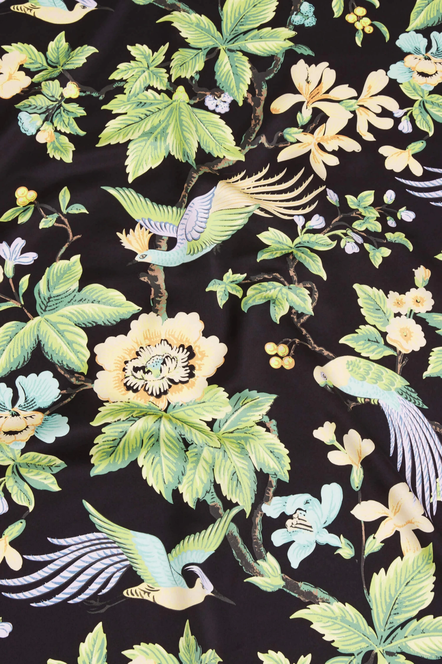 Bibi Alkonist Black Floral Silk Satin Slip Dress - Image 6