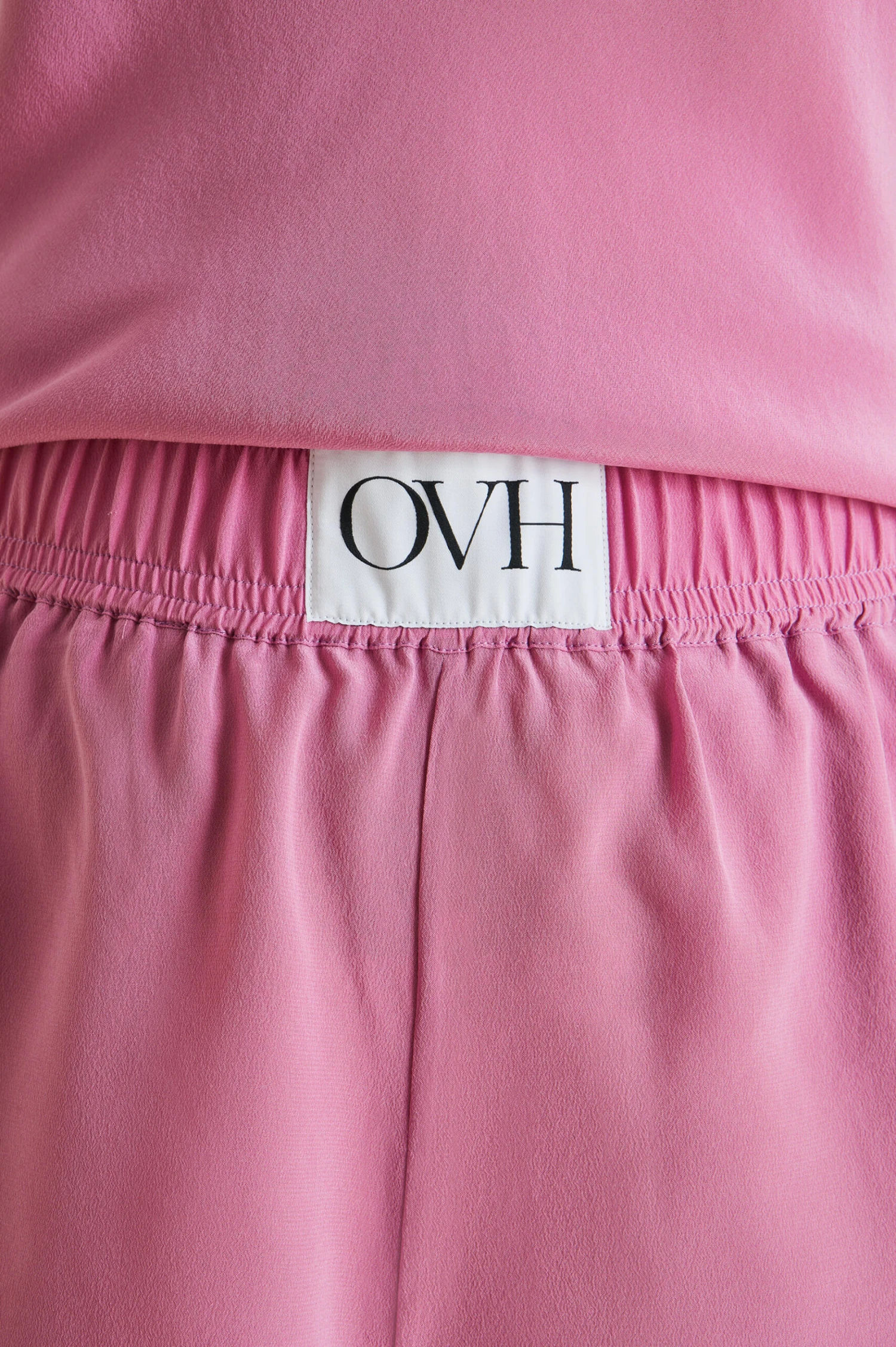 Calypso Pink Silk Crêpe De Chine Camisole Set - Image 6